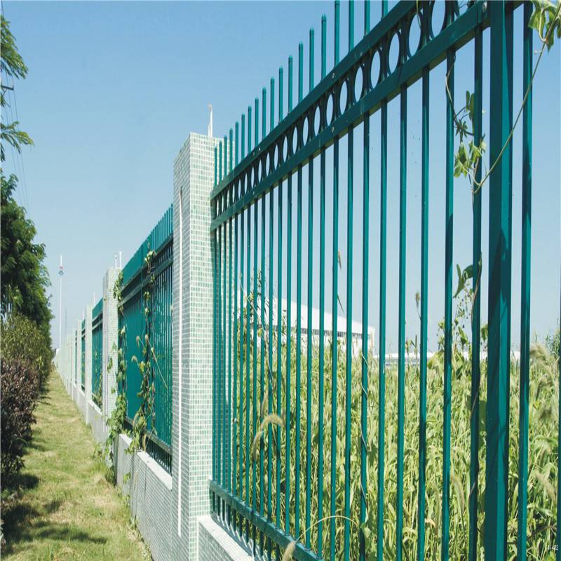 小區城鎮改建圍墻網@1.5*3米鐵藝鋅鋼護欄網優盾廠@尖頭噴涂護欄一米價格