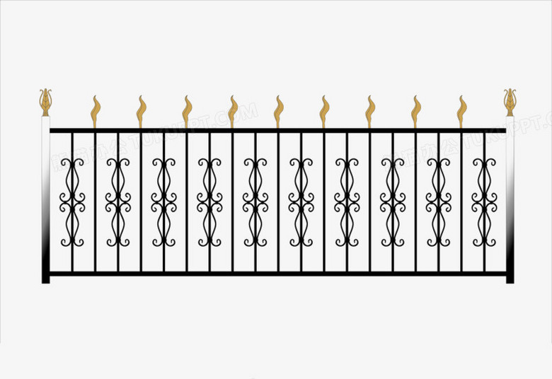 免費下載鐵藝護欄PNG圖片素材，盡在熊貓辦公
